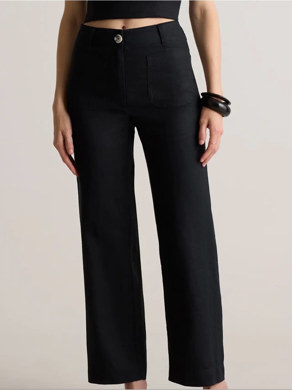 Quince Linen Patch Pocket Pants